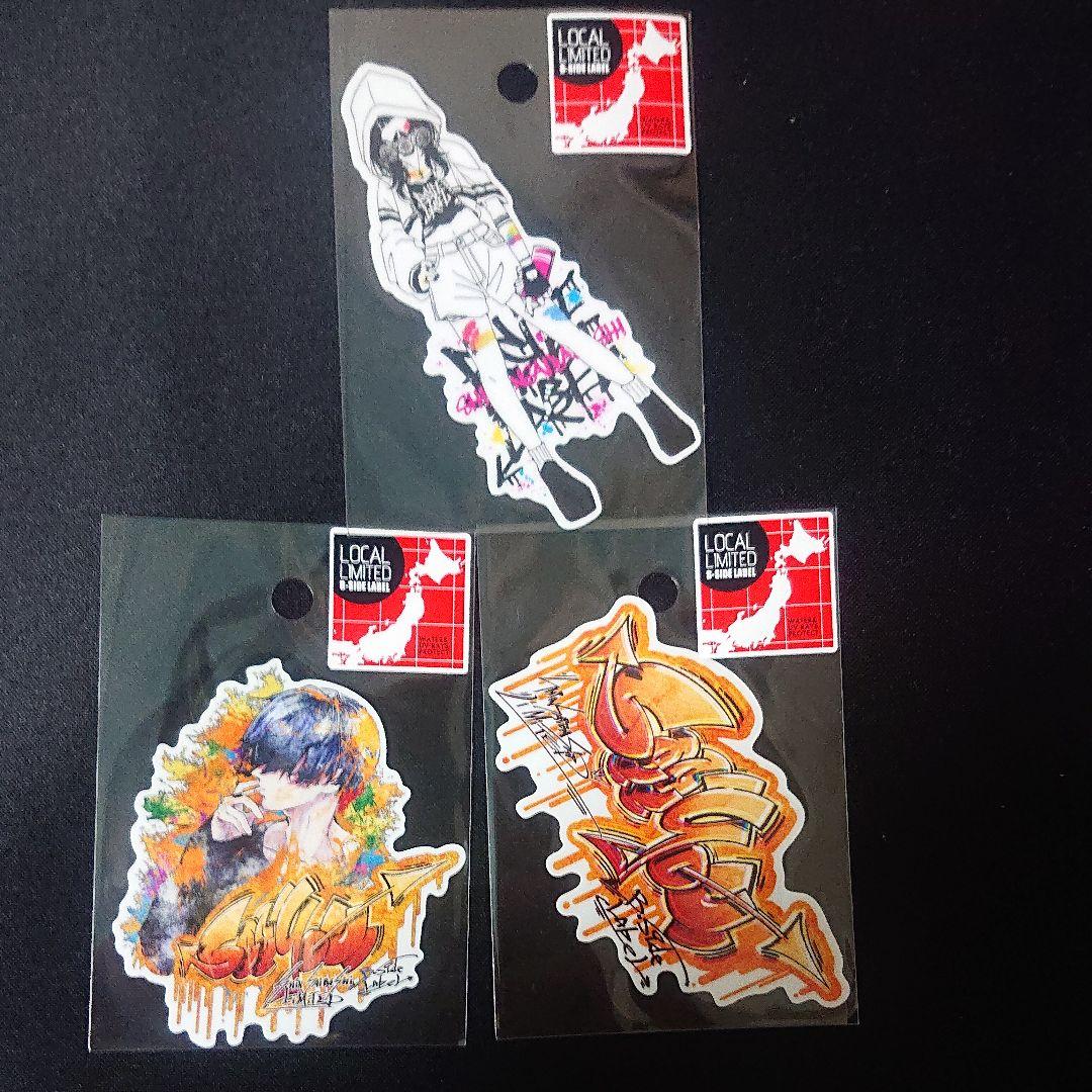 ビーサイドレーベル 心斎橋2周年 ステッカー 7種類 Nao on X