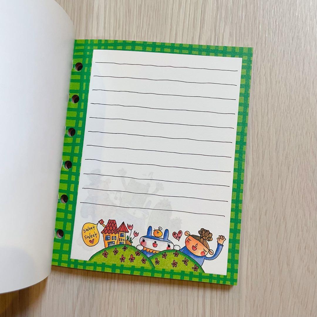 希少未使用】90s 平成レトロ メモ帳 当時物 キャラクター レア 6穴