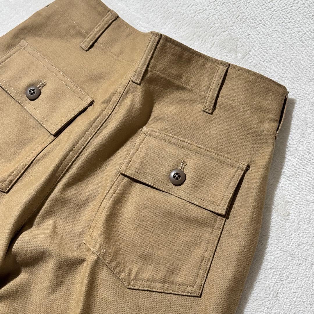 THE　SHINZONEシンゾーン　ベイカーパンツ　コットン　ベージュ　34