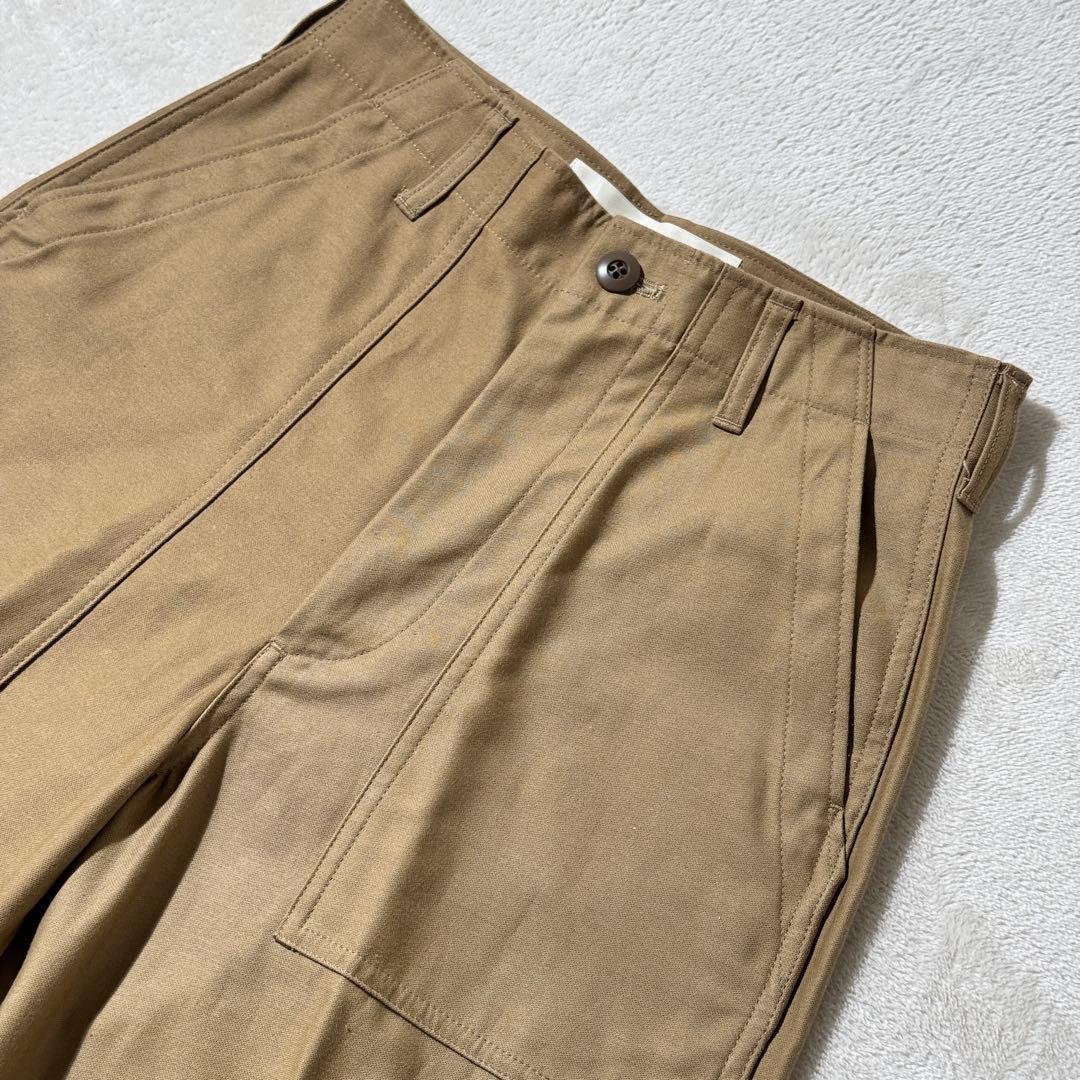 THE　SHINZONEシンゾーン　ベイカーパンツ　コットン　ベージュ　34