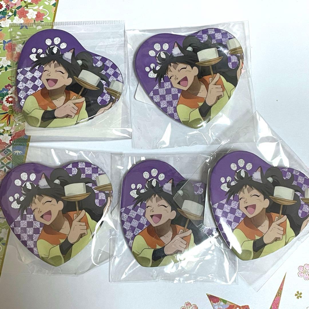 忍たま乱太郎 ナンジャタウン ハート缶バッジ 久々知兵助 5個 - メルカリ