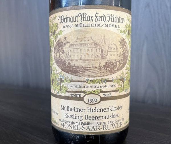 希少古酒ミュルハイマーヘレンクロスターベーレンアウスレーゼ 1992 750ml