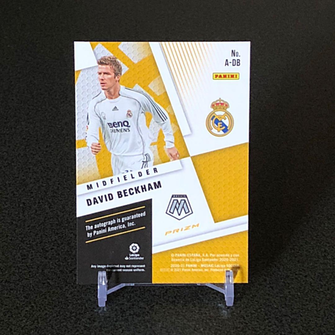 21 PANINI MOSAIC ベッカム直筆サインカード