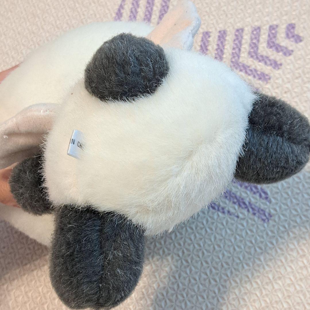 パンシェルズワールド　エンジェルパンダ ぬいぐるみ 本体　天使の羽　平成レトロ