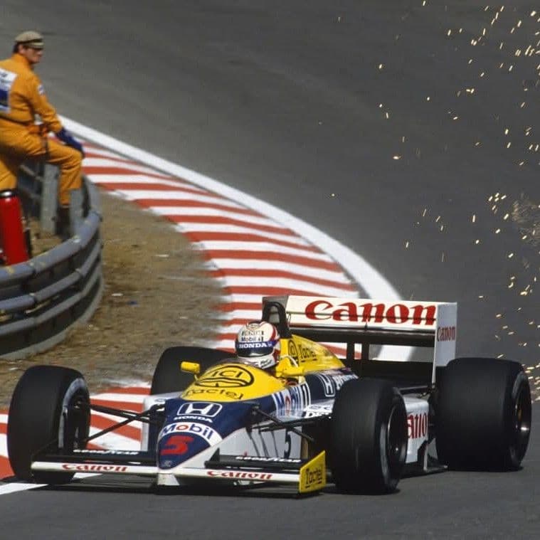 スパーク 1/43 ウィリアムズ FW11 N.マンセル ベルギーGP 1986