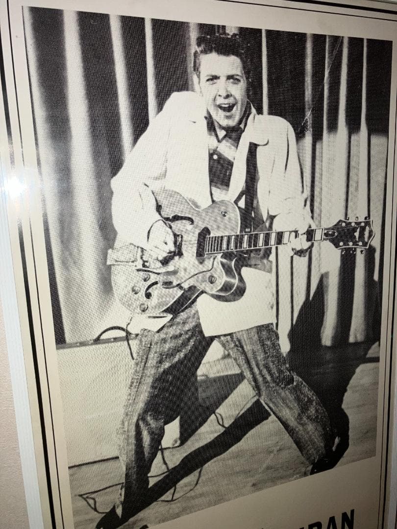 ネオヴィンテージ！エディコクラン グレッチ ブライアンセッツァー 額