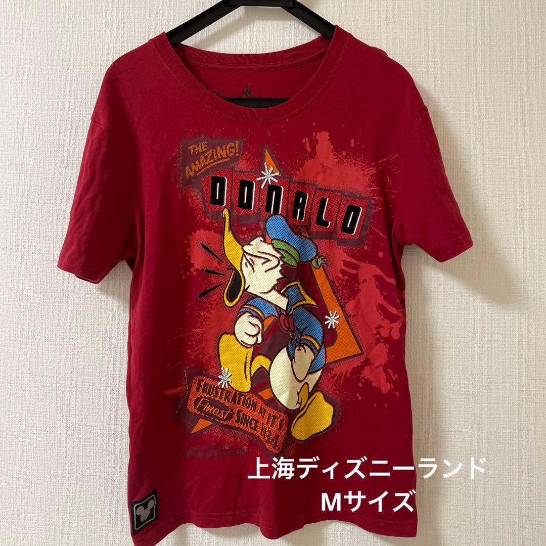 上海ディズニーランド Tシャツ Mサイズ ドナルド - メルカリ