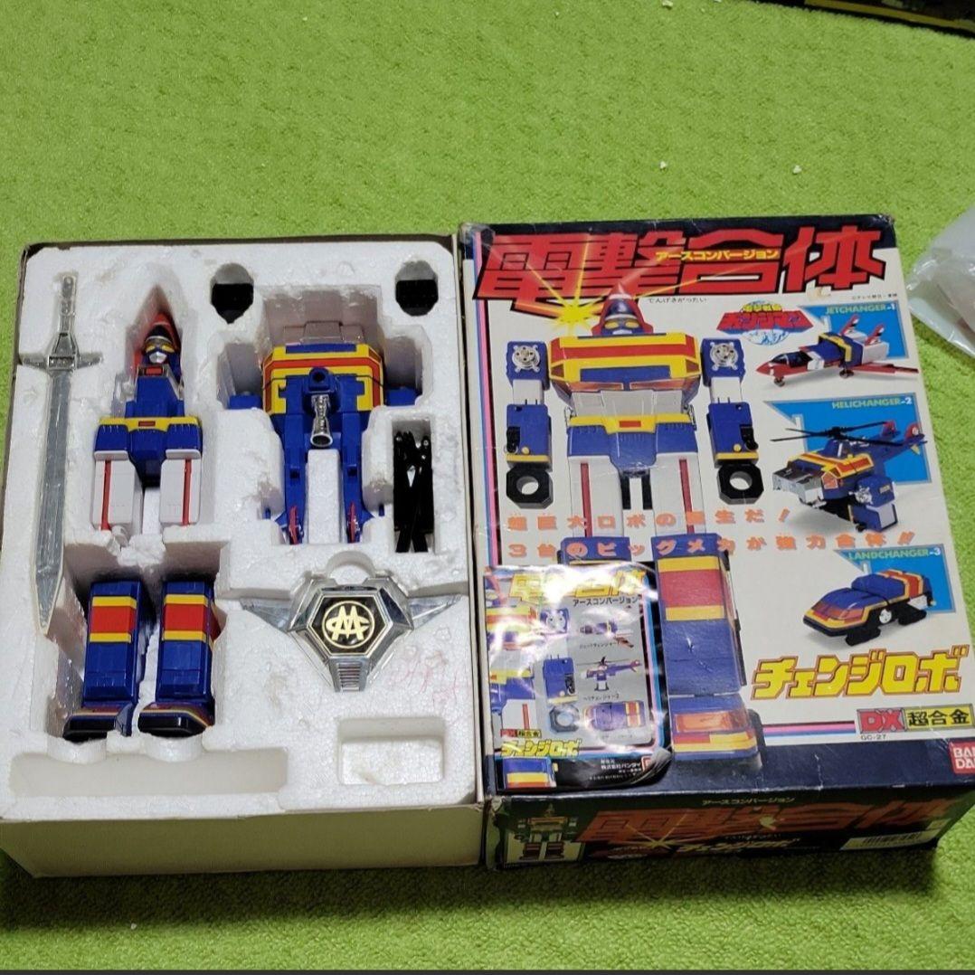 希少DX超合金 電撃戦隊チェンジマン 当時物 チェンジロボ バンダイ