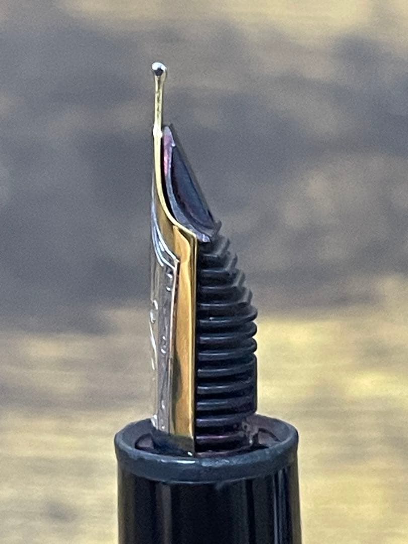 西ドイツ モンブラン 1468 ヘミングウェイ 万年筆 18K シルバー 925