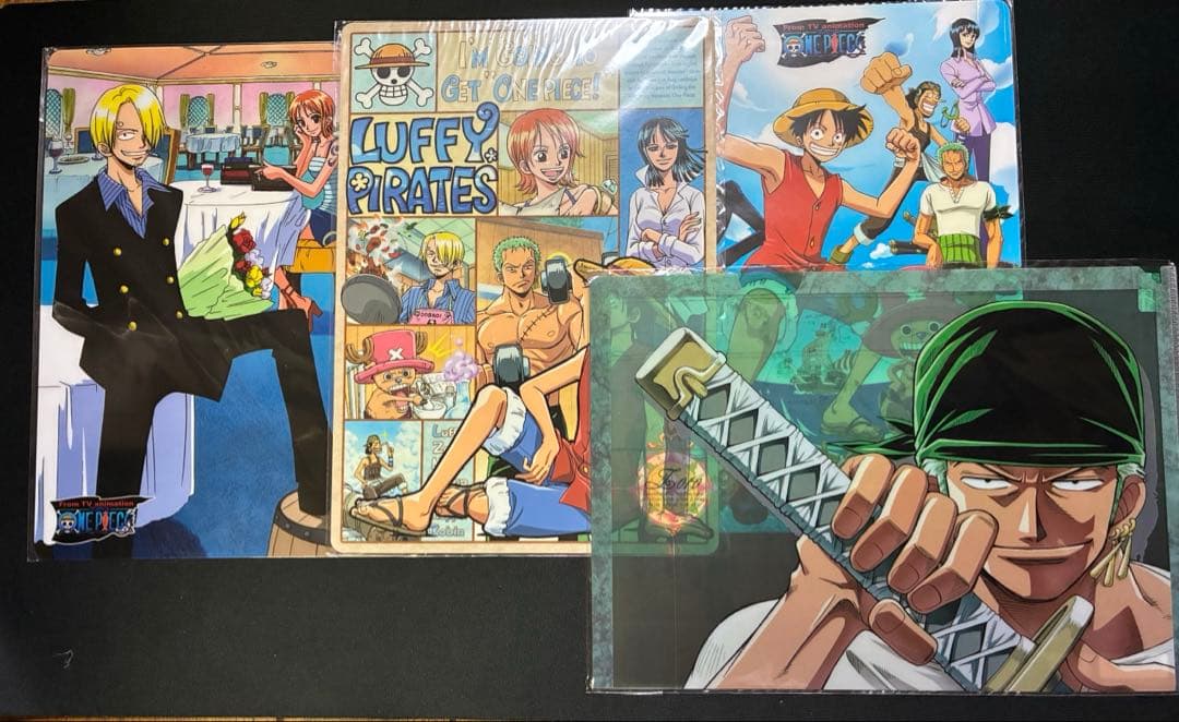 ワンピース ONE PIECE アニメ版 B5サイズ クリアファイル 下敷き ワンピース ONE PIECE アニメ版 B5サイズ クリアファイル 下敷き