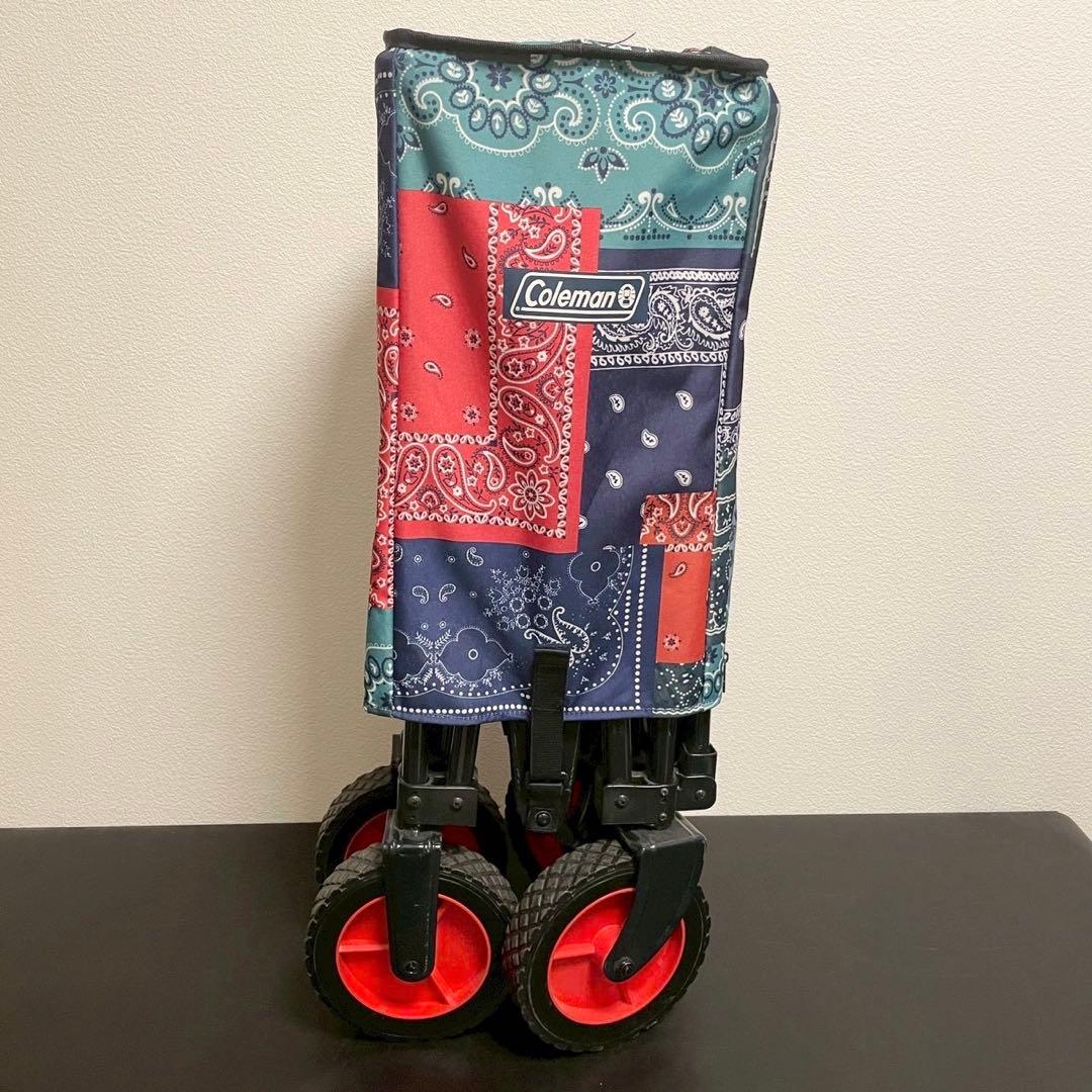 【激レア】Coleman アウトドアワゴン ビームス別注 コラボ 希少品 BEAMSとColemanのコラボ第9弾！今年は「バンダナ柄」が復活して登場