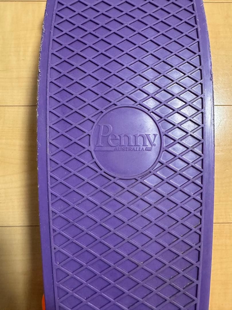 Penny スケートボード 紫（ホイール、ベアリング　カスタム済み）
