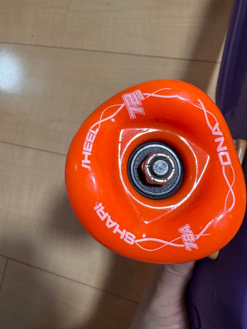 Penny スケートボード 紫（ホイール、ベアリング　カスタム済み）