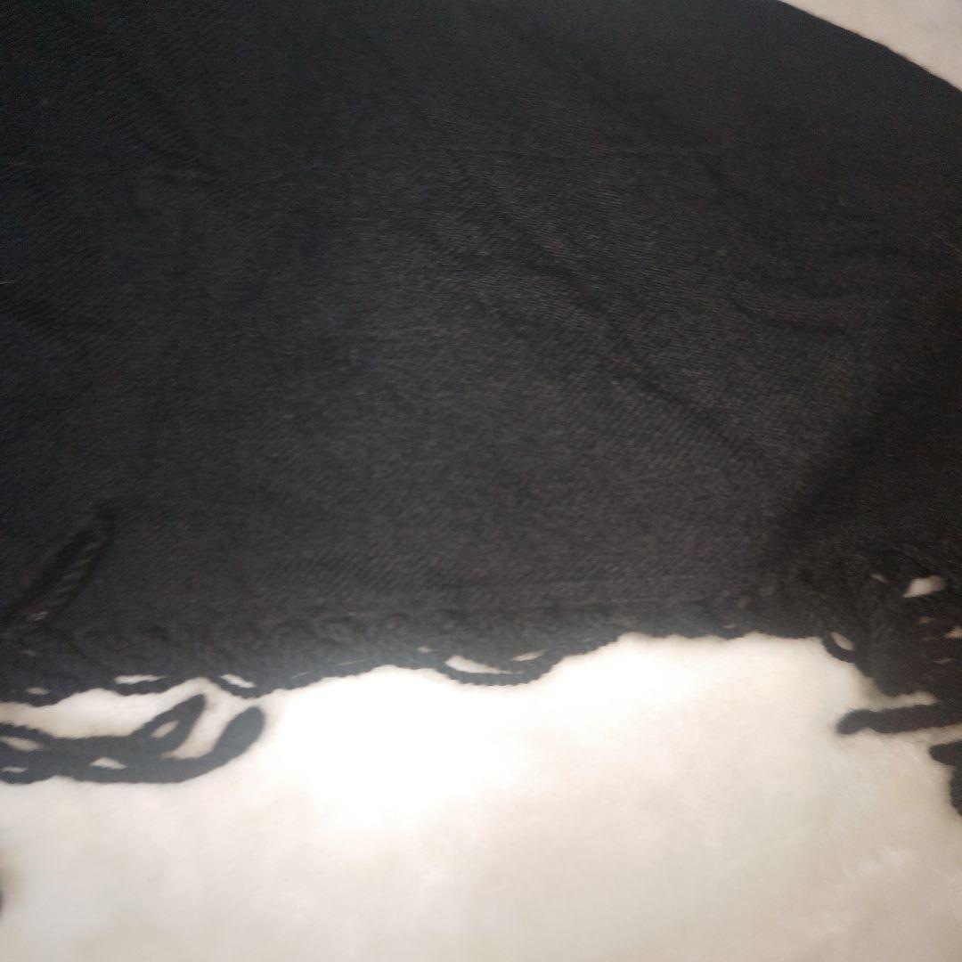 【入手困難☆オシャレ☆LIMI feu】黒　変形　ラップスカート　サイズS