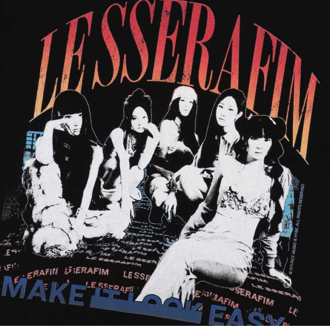 LE SSERAFIM グッズ Peaches Tシャツ 新品 ルセラフィム