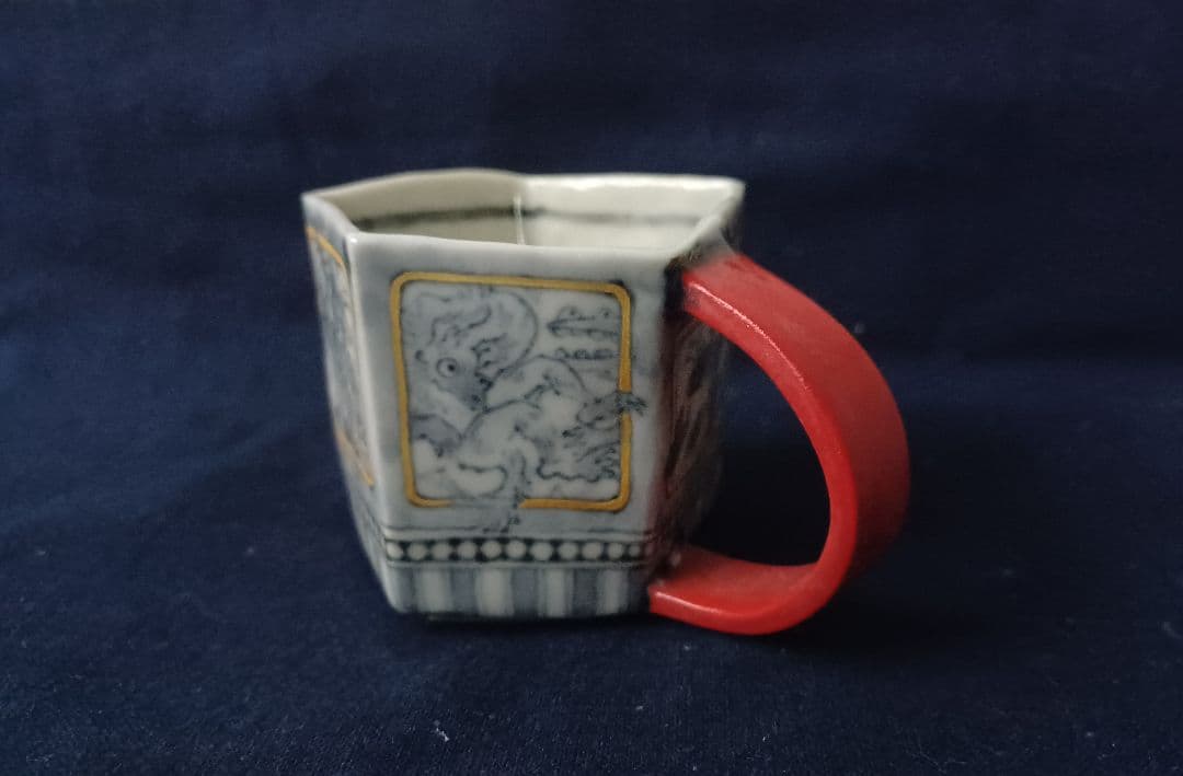 ☆新品未使用☆ 由良薫子 マグカップ 妖怪 作家 販売 由良薫子 妖怪