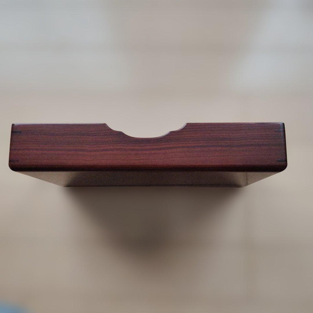 遼雨　本紫檀文章箱　総無垢