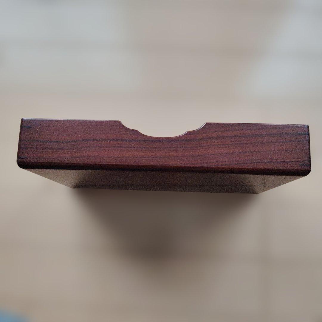 遼雨　本紫檀文章箱　総無垢