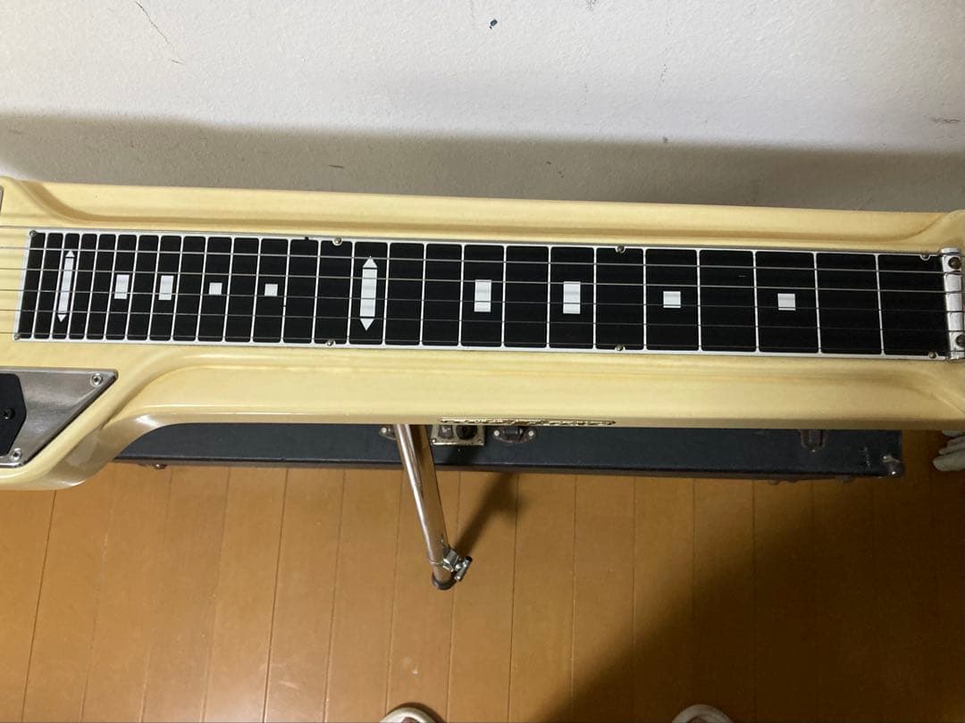 Guyatone グヤ6弦スチールギター スタンド、ケース付