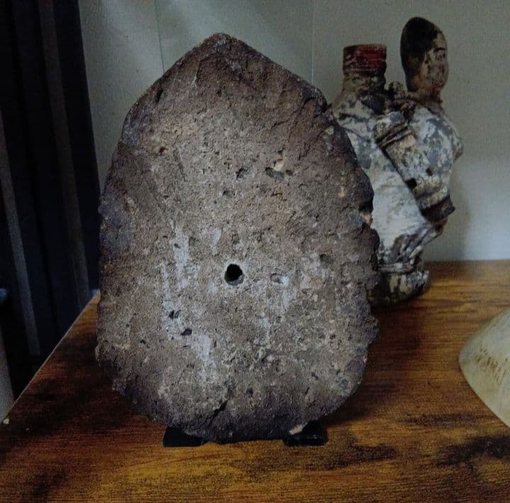 竈神 カマド神 カマド面 釜神 江戸期 呪物 民間信仰 恵比寿 土面 火