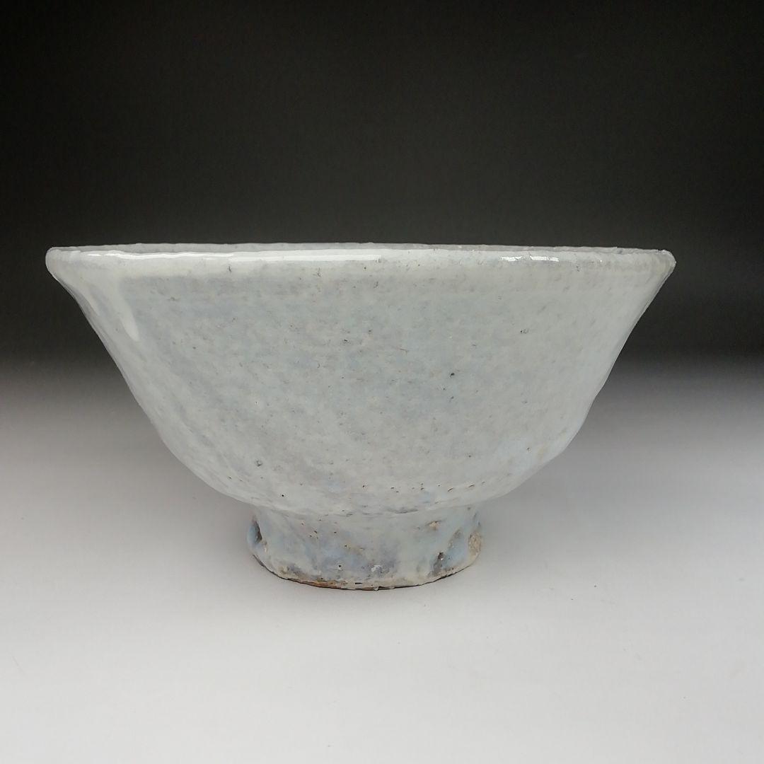 T55 茶碗 『粉引茶碗』『斎藤乾一作』 共箱 抹茶碗 茶道具