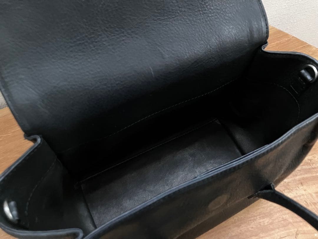 アーツアンドサイエンス Stitch flap bag mini ブラック