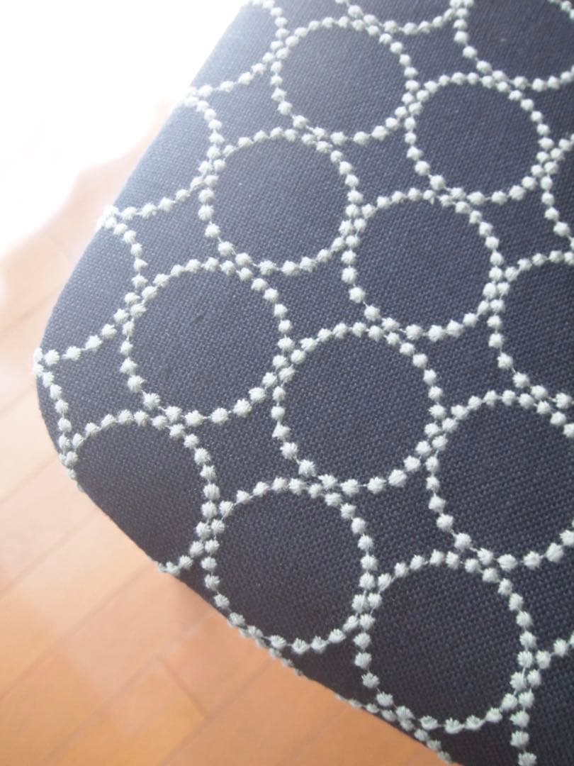 ミナペルホネン ハンドメイド スツール タンバリン 生地 リネン ベンチ 椅子