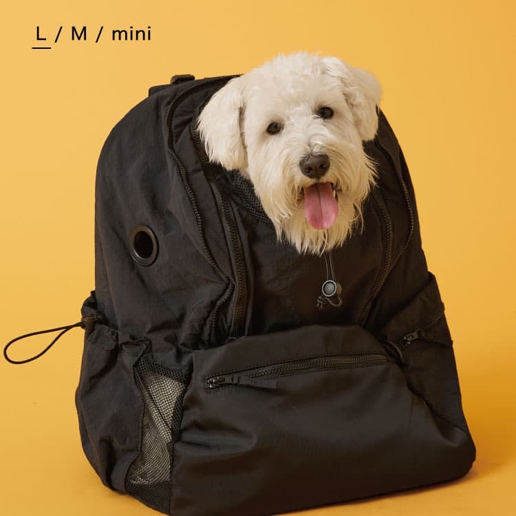 新品】未使用 MATIE ペットリュック Mサイズ 犬用 ブラック スリング