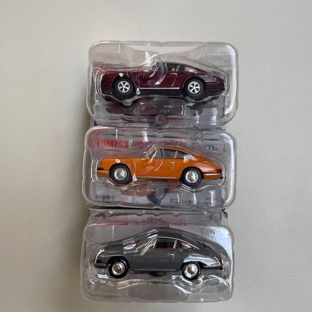 トミカリミテッドヴィンテージ　ポルシェ911 3台セット
