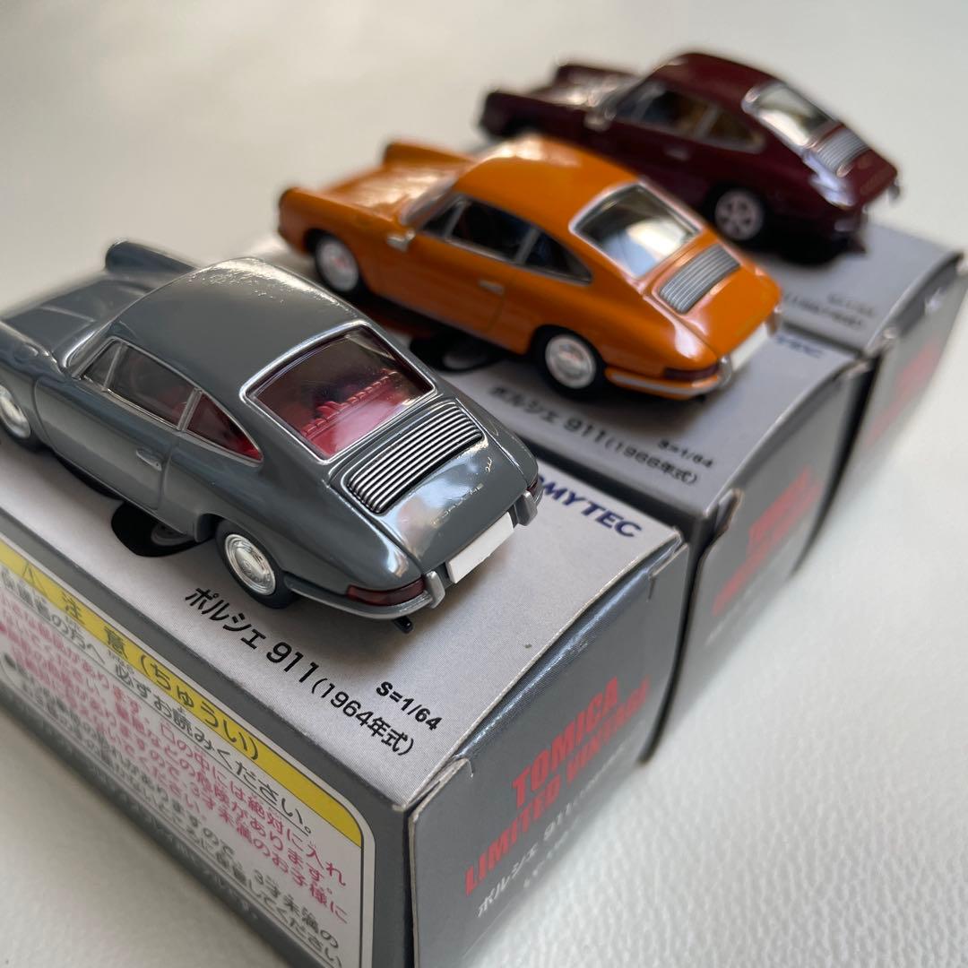 トミカリミテッドヴィンテージ　ポルシェ911 3台セット