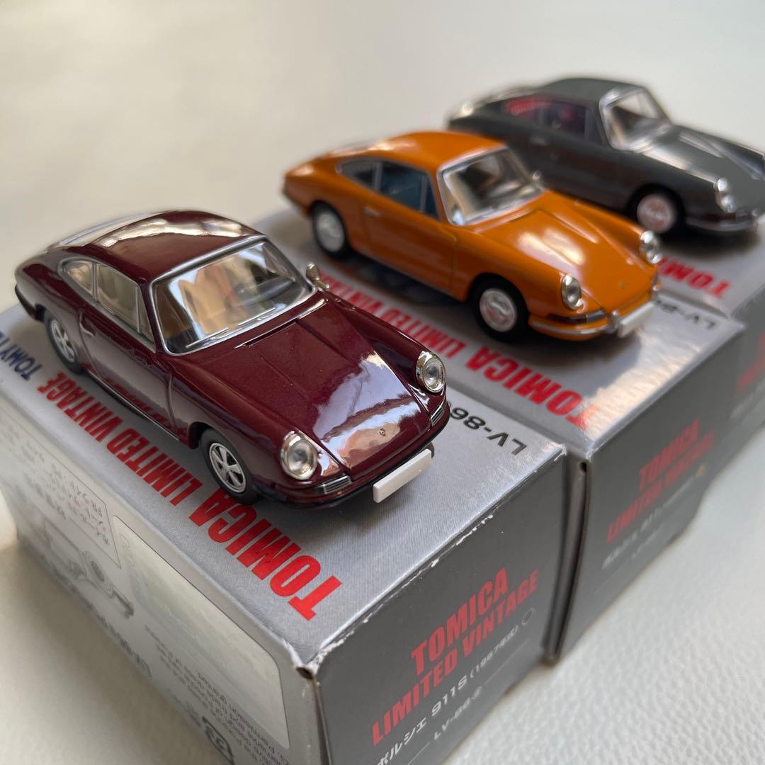 トミカリミテッドヴィンテージ　ポルシェ911 3台セット