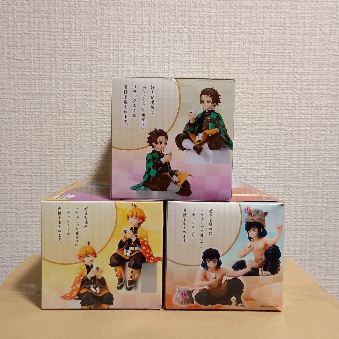 鬼滅の刃　プレミアムちょこのせフィギュア かまぼこ隊 3体セット！