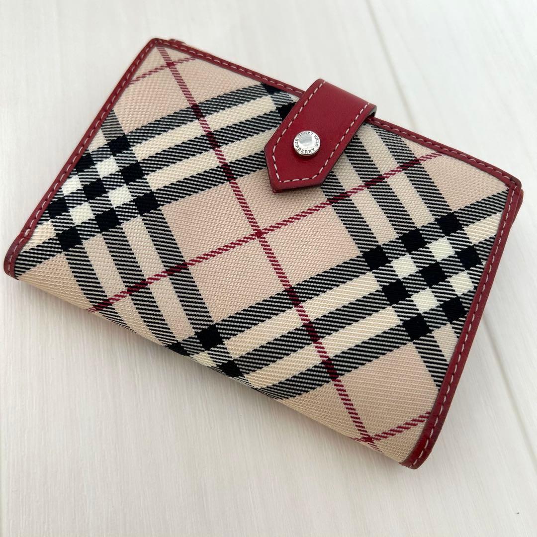 BURBERRY BLUE LABEL ⭐︎二つ折り財布 ノバチェック バーバリー