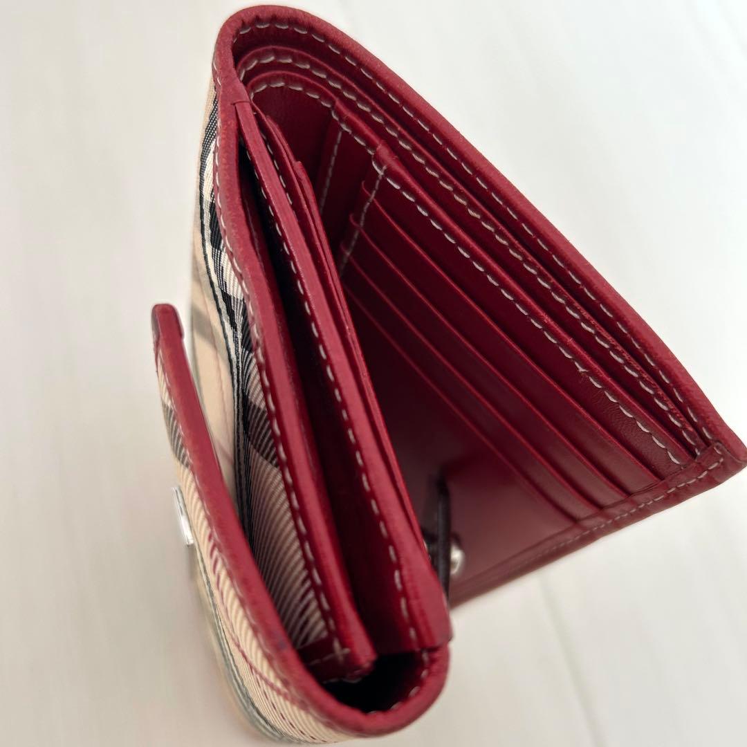 BURBERRY BLUE LABEL ⭐︎二つ折り財布 ノバチェック バーバリー