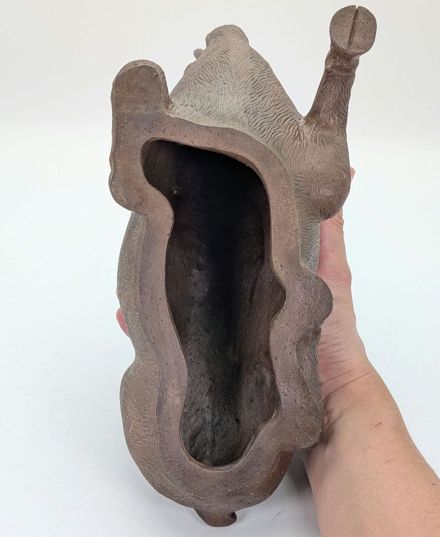 木村春芳 備前焼 亥置物 合箱 伏香炉 香爐 干支置物 亥年 猪 イノシシ 在