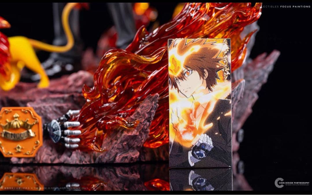 家庭教師ヒットマンREBORN! 沢田 綱吉 ガレージキット フィギュア 完成