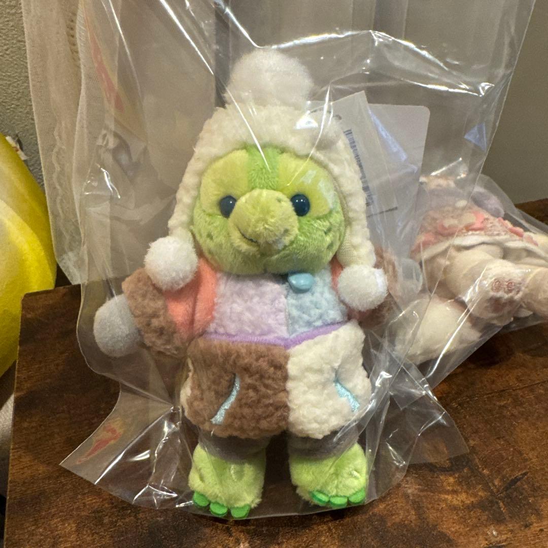 ぬいぐるみバッジ　リーナベル&オルメル2点セット 限定カード付き