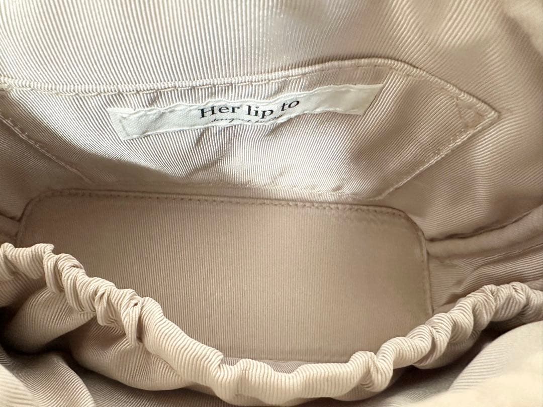 バッグ herlipto Jacquard Chain Pochette