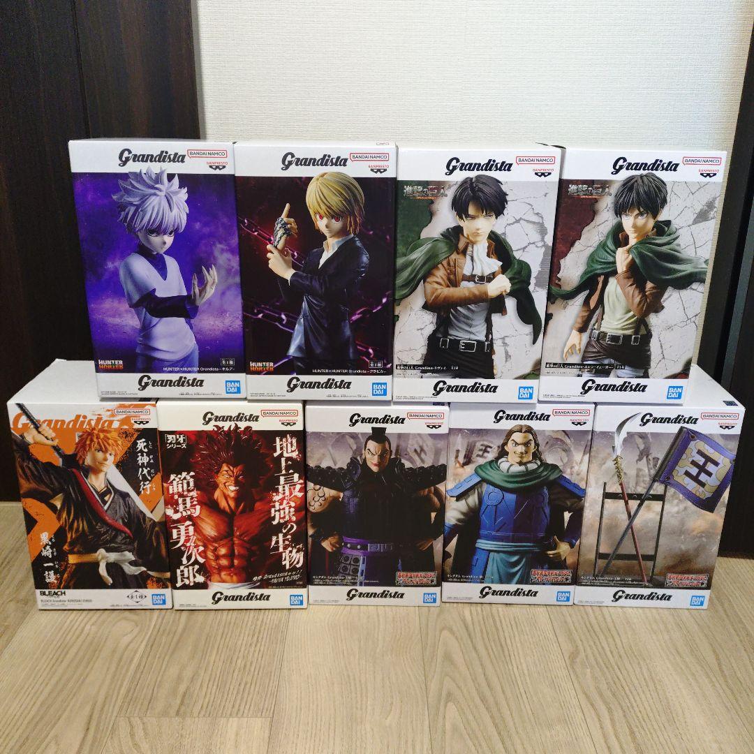プライズフィギュアまとめ売り 9個 Grandista進撃の巨人他 - メルカリ