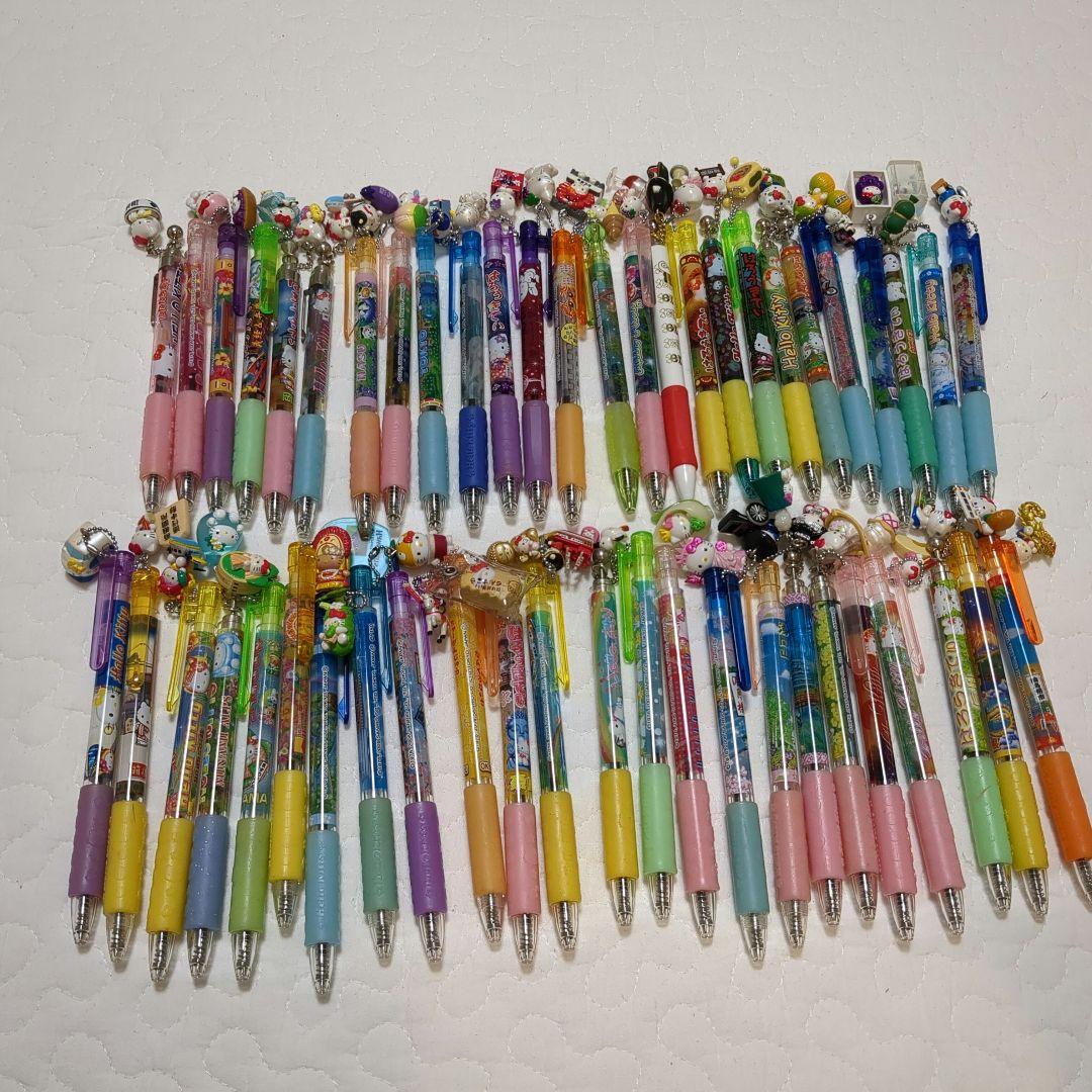 ご当地キティちゃん】ボールペン＆シャーペン まとめ売り 77本 ハロー