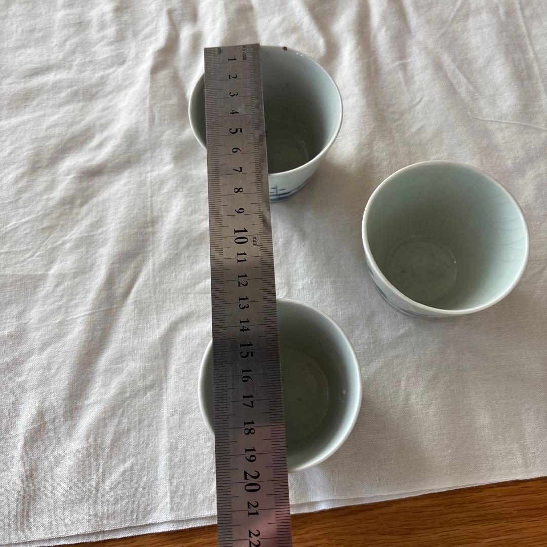 骨董　蕎麦猪口　湯呑み　3個セット