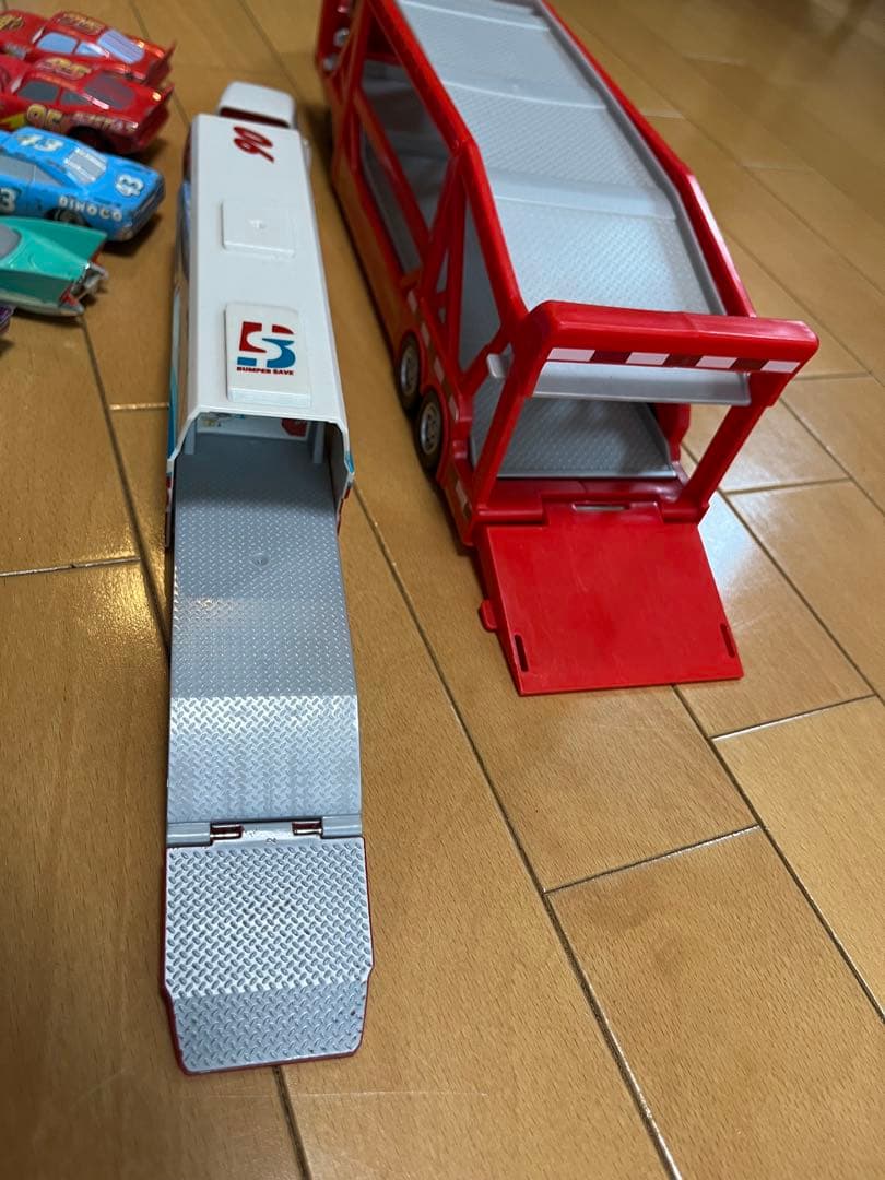 レア】カーズ　カーキャリア（34cm）ポンシートレーラーまとめセットアメリカ希少