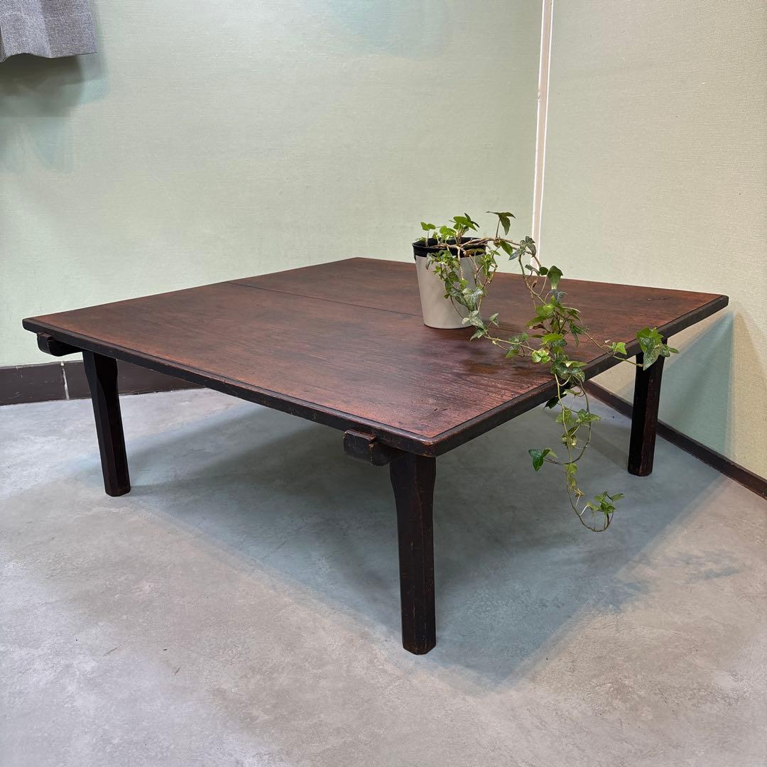 木製座卓 古民家ローテーブル｜無垢材 古家具｜和モダン ikikagu_sj-ta210124-03
