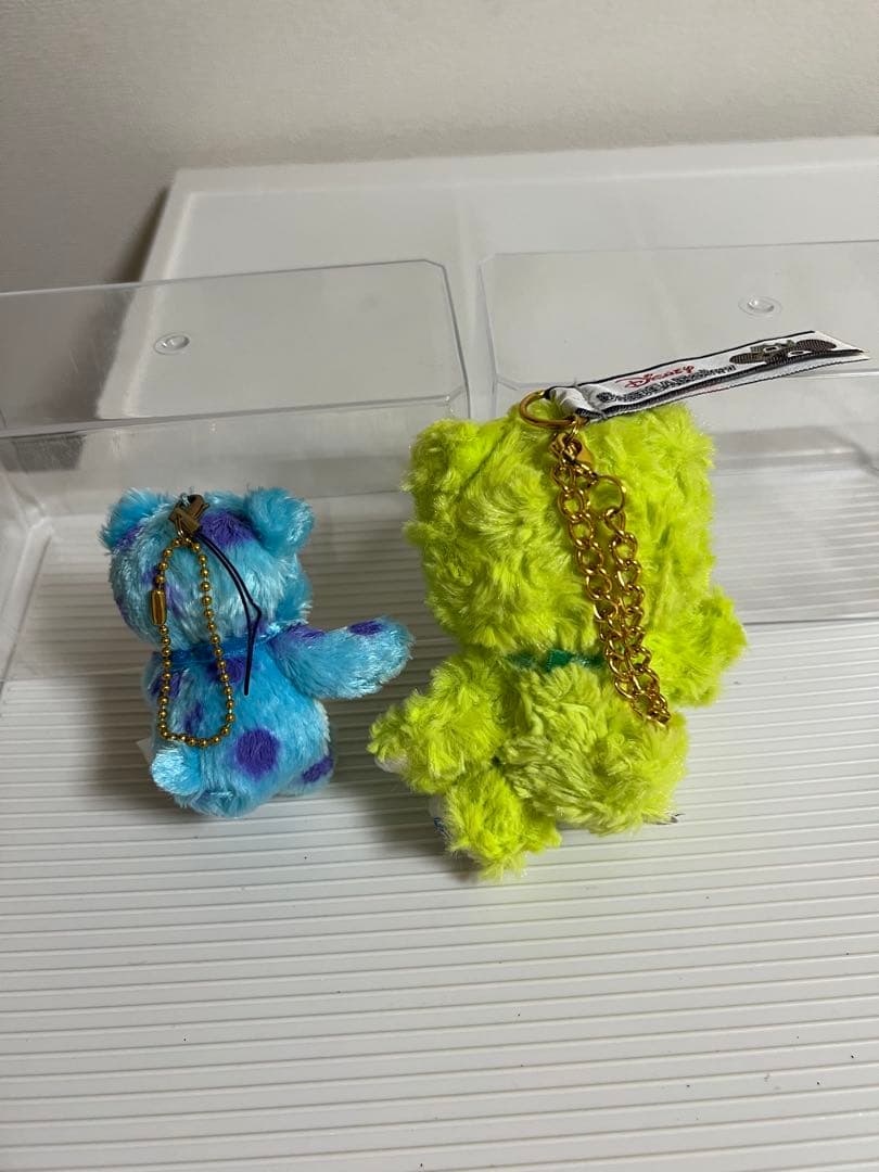 ユニベアシティぬいぐるみ、ぬいぐるみストラップセット、スポーク、マイク、サリー