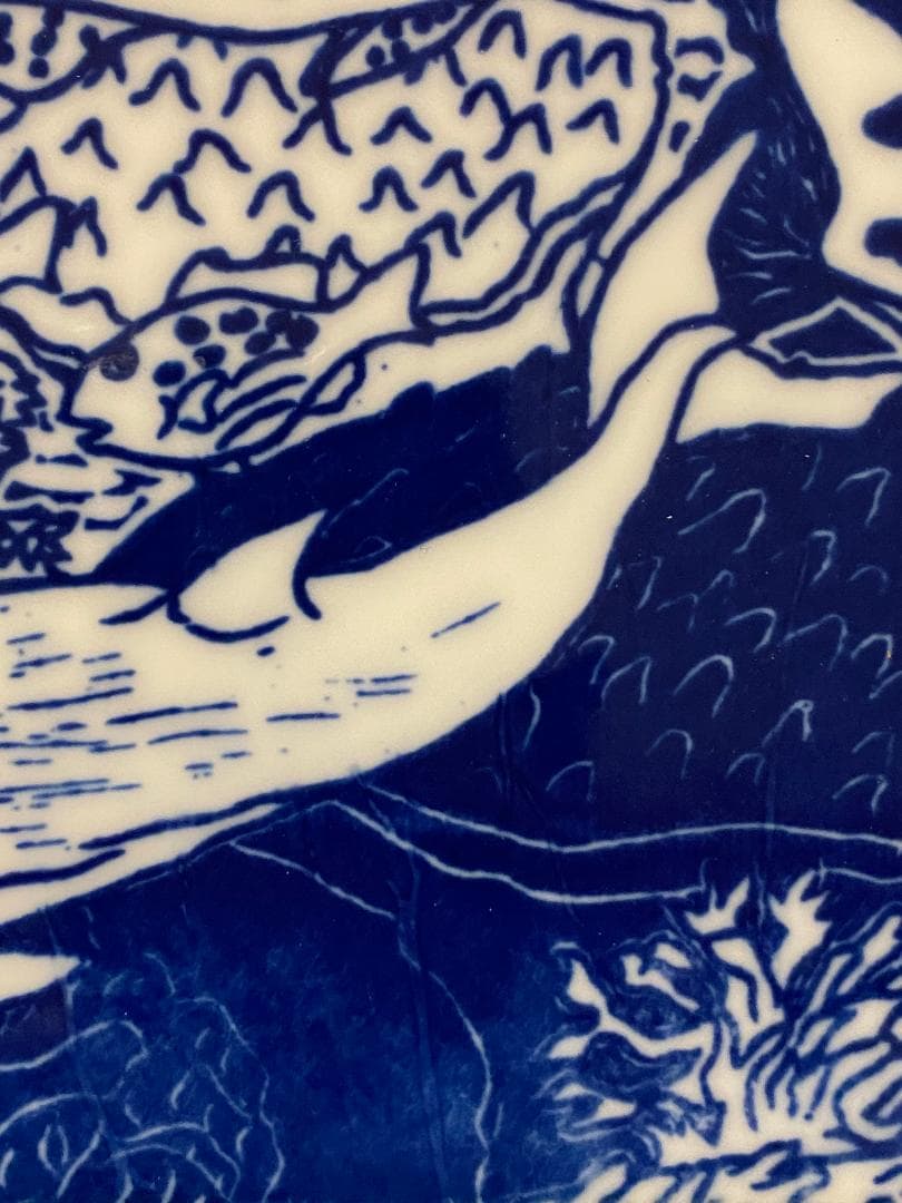 y*a様 平田亘 海の世界 陶板 額装