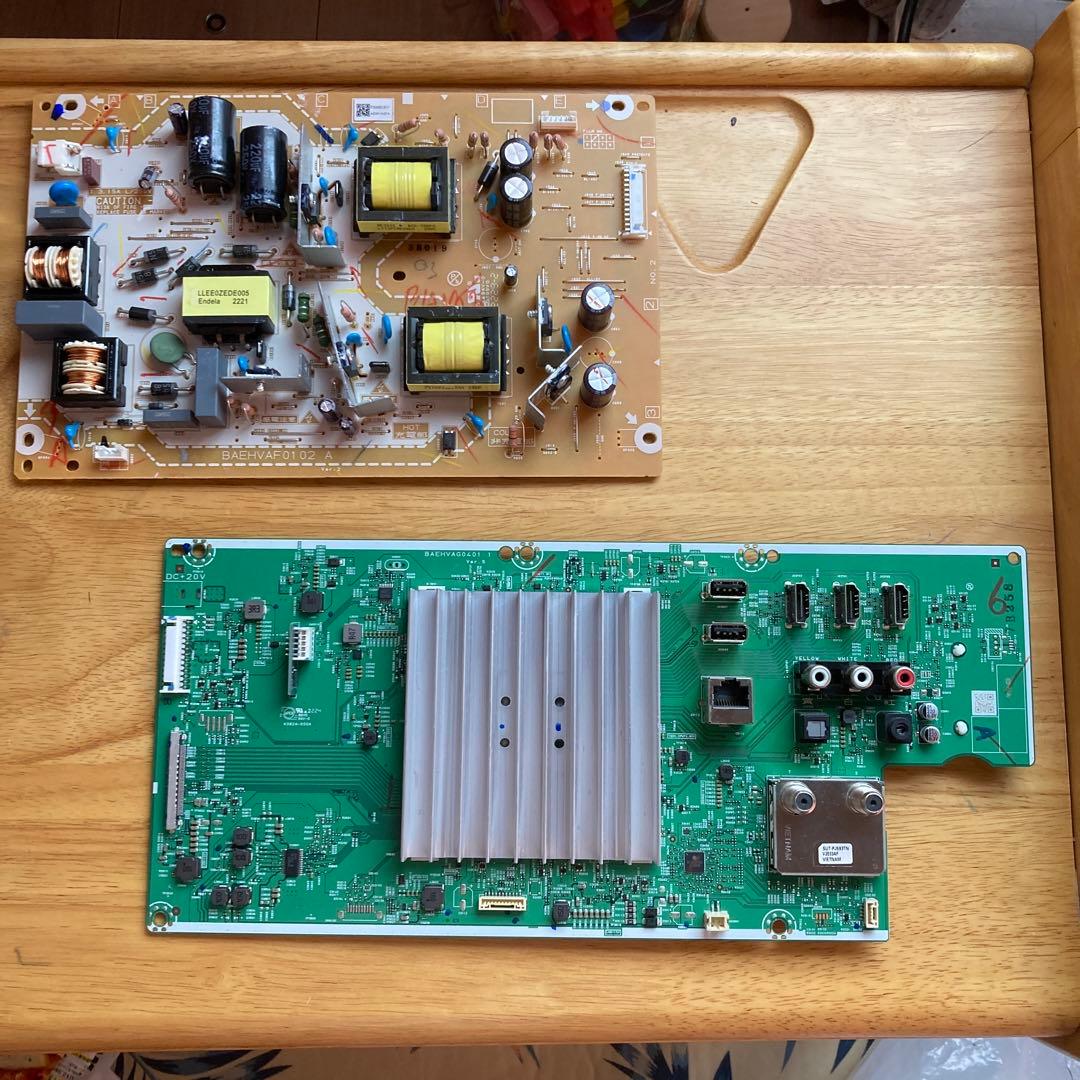 FUNAI 液晶テレビ43V 〈4K対応〉FL-43UF340基盤セット