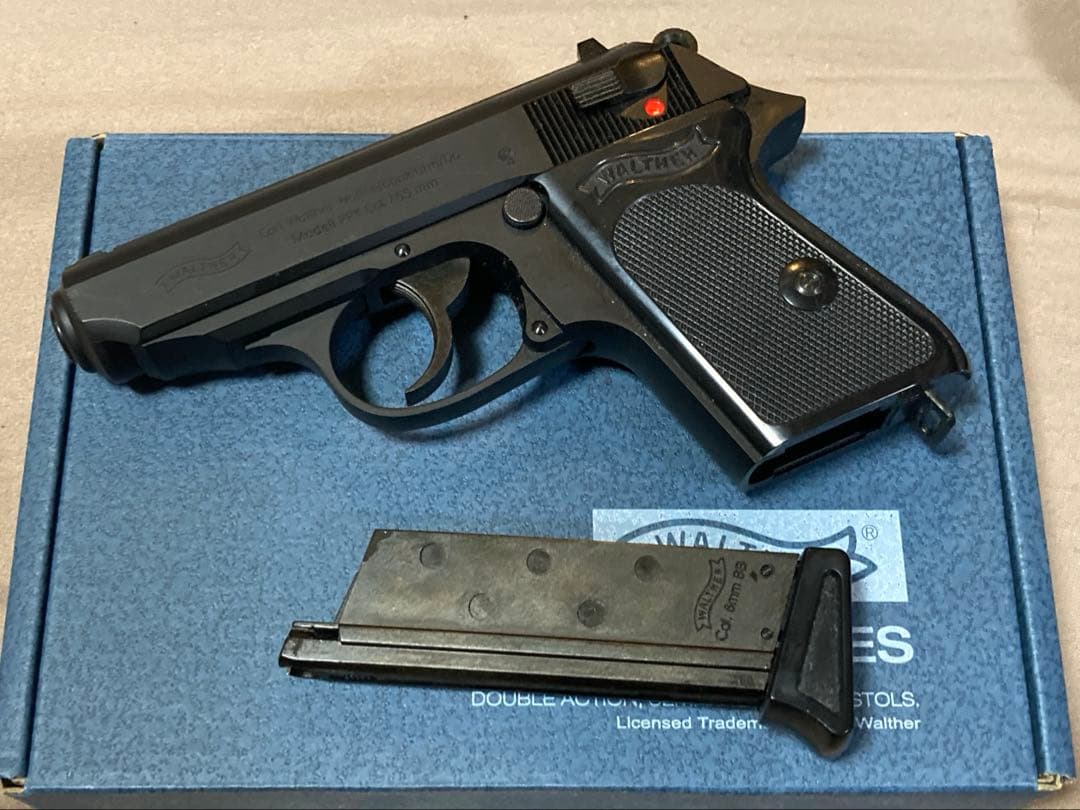 マルゼン　ワルサーPPK ブローバック　ブラックモデル