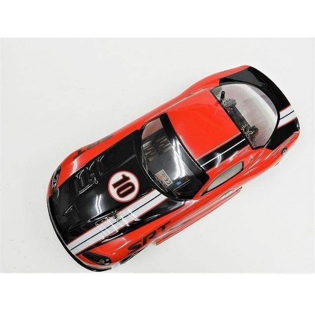 ターボ機能付 1/10 ドリフトラジコンカー D001 赤 ◎バッテリーセット