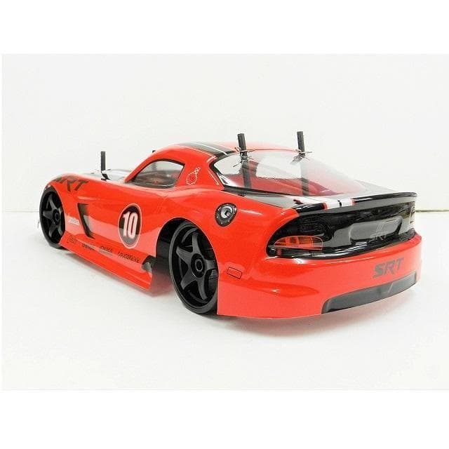 ターボ機能付 1/10 ドリフトラジコンカー D001 赤 ◎バッテリーセット