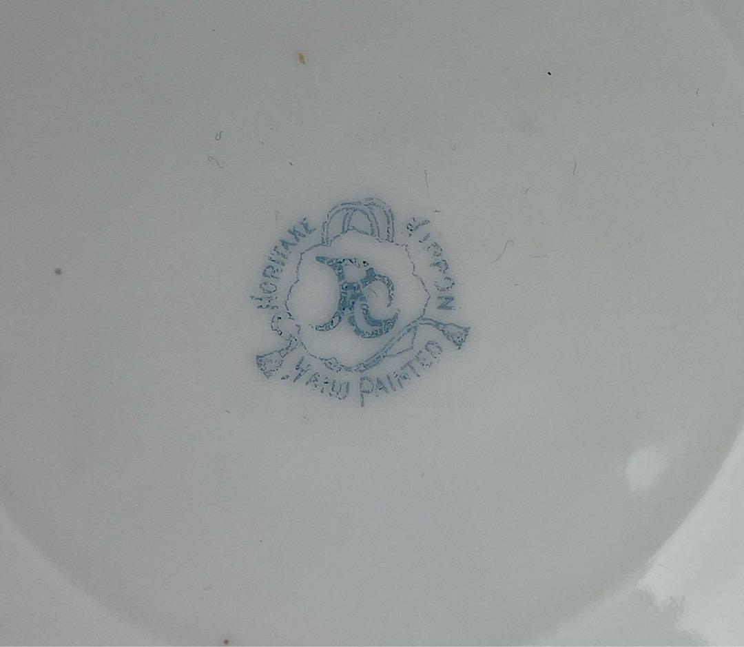 オールドノリタケ 24．1cm ジュエル エナメル 金盛り プレート 皿